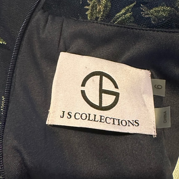 JS Collection Evelyn Illusion Midi Dress Size 6 - Picture 10 of 11